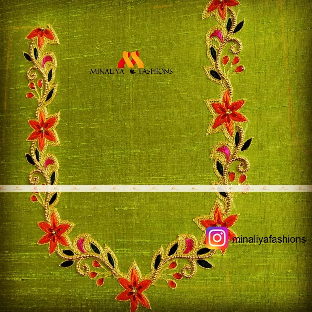 Aari Embroidery Design